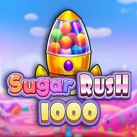 Sugar Rush 1000 online game logo by Pragmatic Play on winbeatzz.es